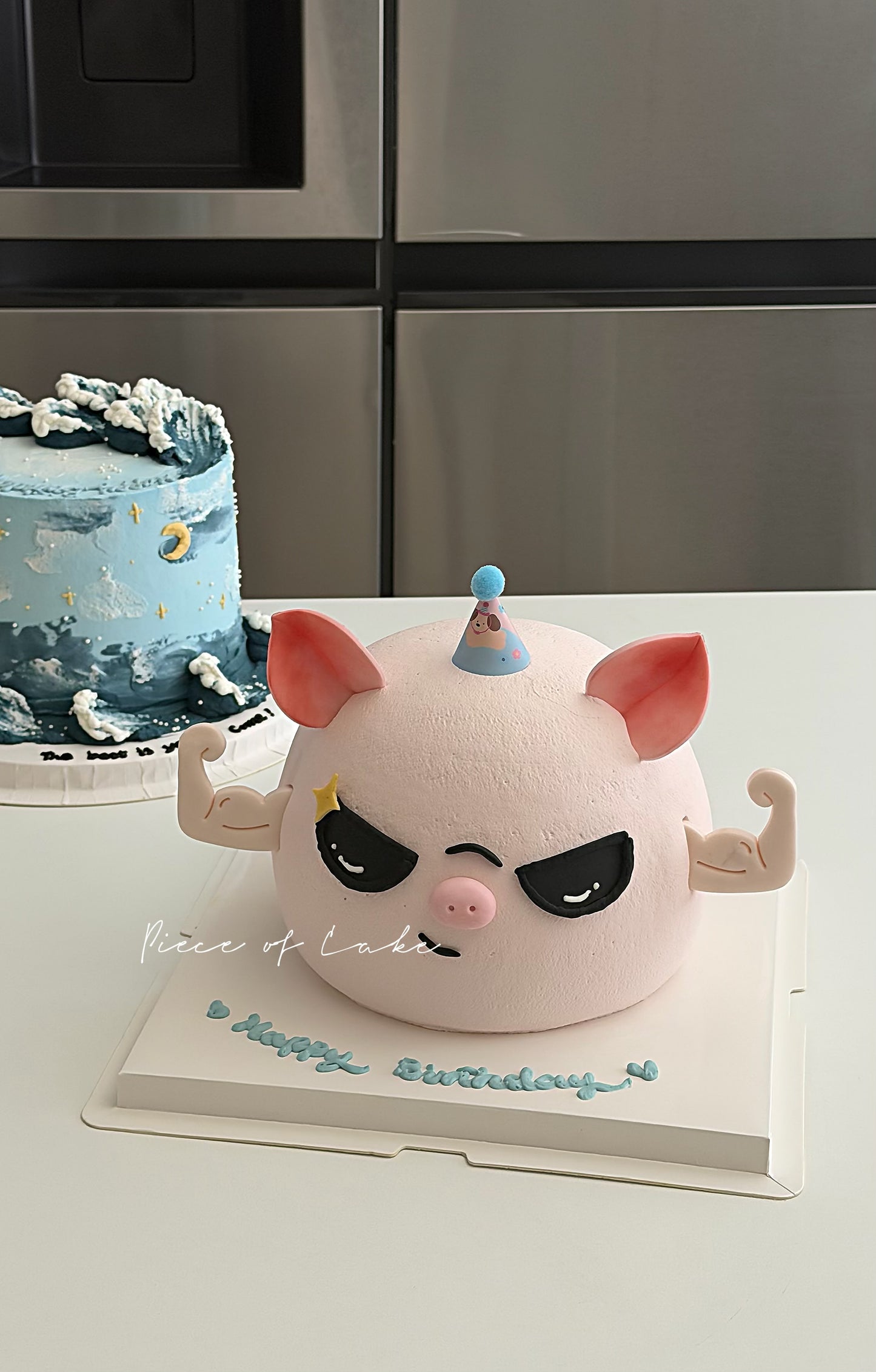 肌肉小猪蛋糕（加高款）