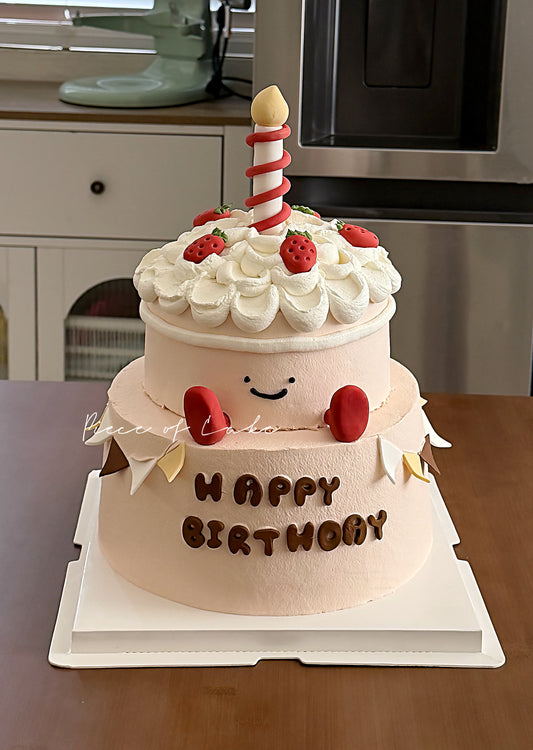 Jellycat双层蛋糕（草莓款式）