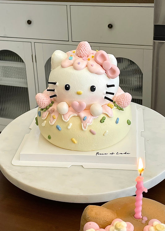 Kitty双层蛋糕(4’+6’)